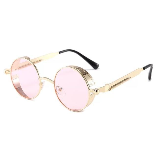 High Quality Metal Circle Frame Luxury & Designer High Quality Sunglasses For Men and Women New Retro Style Round Shape Metal Frame Sunglasses UV400