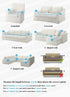 High Quality Velvet Plush Sofa Cover for Living Room Sectional Couch Cover Elastic Case Sofa Slipcover Stretch 1/2/3/4 Seater Velvet Sofa Couch Furniture Protector Soft Anti-Slip High Stretch - STEVVEX Decor - 62, Chair Cover Furniture Protector, creative home decor, Home Accessories, home decor, Home Decoration, Sofa cover, sofa cover for liveing room - Stevvex.com