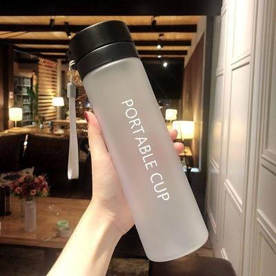 High Quality Water Bottle 800ML Tour Outdoor Sport Leak Proof Seal School Water Bottles Drinkware BPA Free Plastic Sport Water Bottle Large Capacity Outdoor Matte Water Bottle