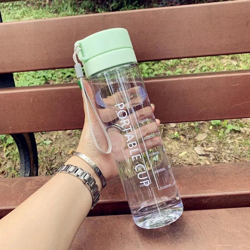 High Quality Water Bottle 800ML Tour Outdoor Sport Leak Proof Seal School Water Bottles Drinkware BPA Free Plastic Sport Water Bottle Large Capacity Outdoor Matte Water Bottle