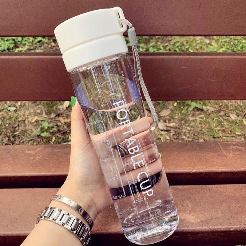 High Quality Water Bottle 800ML Tour Outdoor Sport Leak Proof Seal School Water Bottles Drinkware BPA Free Plastic Sport Water Bottle Large Capacity Outdoor Matte Water Bottle