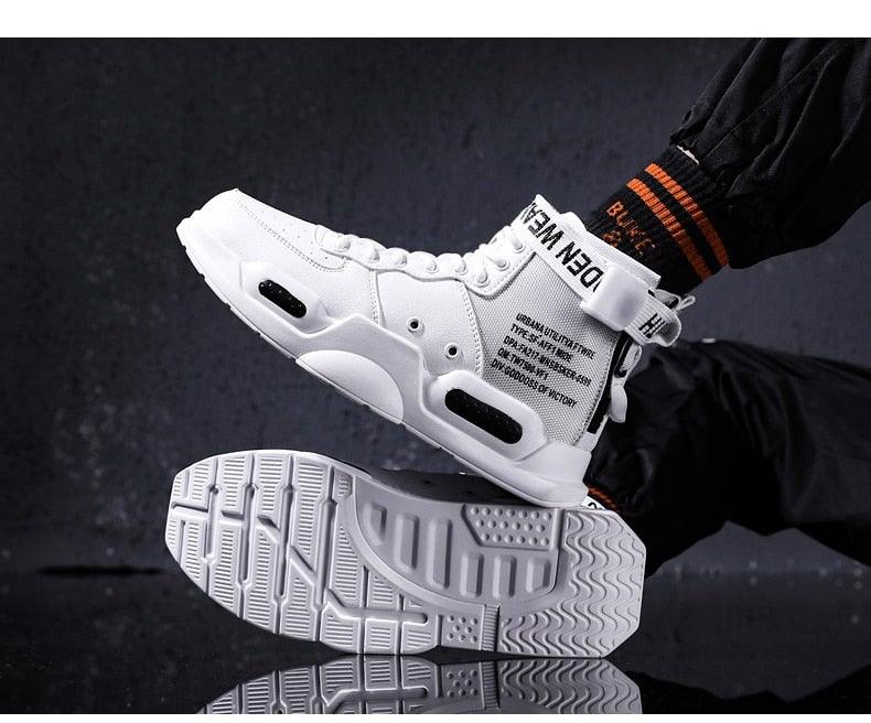 High Top Red Bottom Trend Sneakers For Men Hip Hop Casual Men's Sport High Quality Sneakers Breathable Lightweight Red Basketball Luxury Fashion Running Sneakers