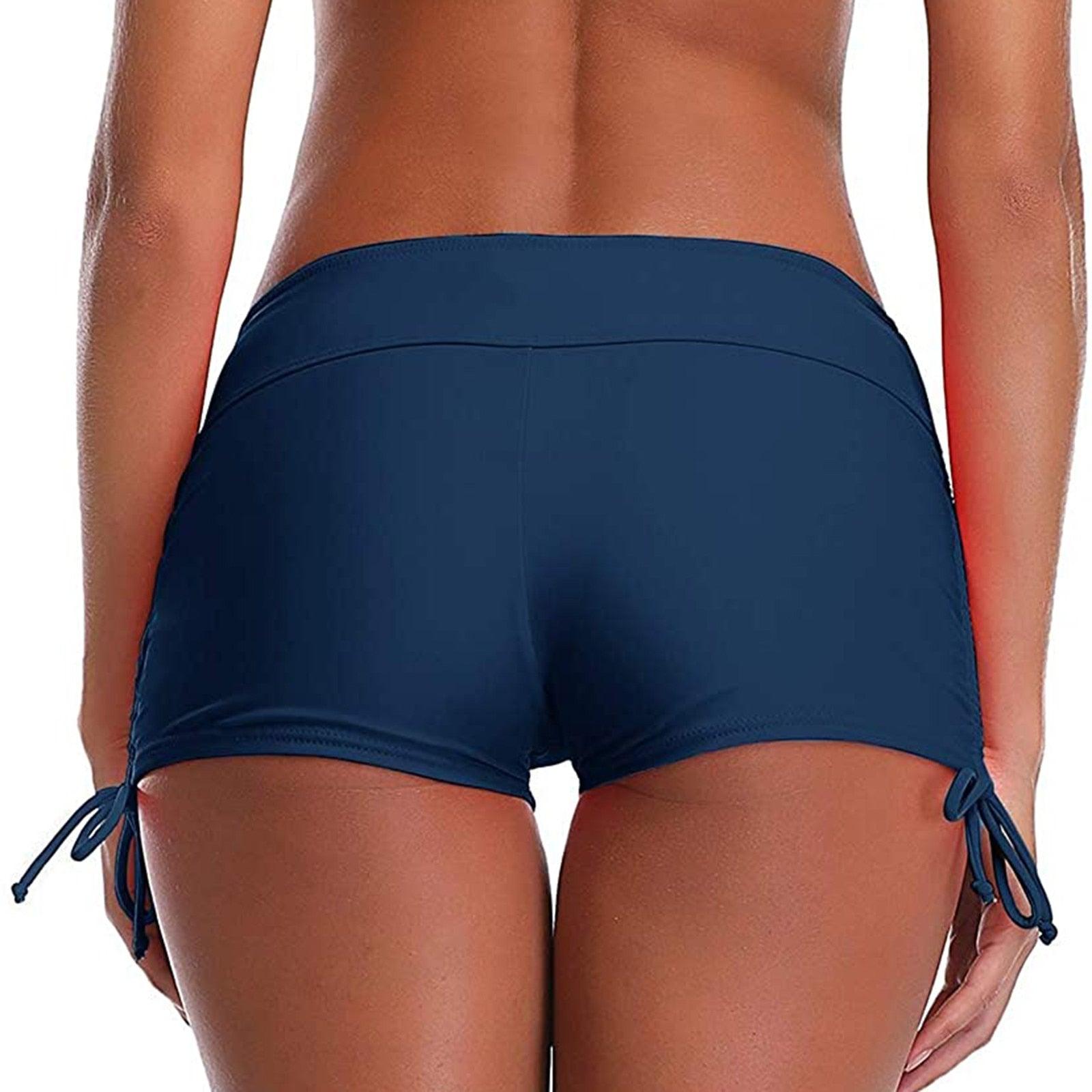 High Waist Bikini Bottoms Women's High Waisted Shorts Swim Bottoms Full Coverage Bikini  Swimsuit Bottom For Women Swimming Panties Ladies Summer Fashion Solid  Bikinis Swim Shorts Bottom Women's Swimsuit