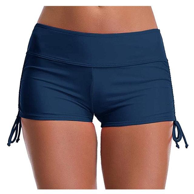 High Waist Bikini Bottoms Women's High Waisted Shorts Swim Bottoms Full Coverage Bikini  Swimsuit Bottom For Women Swimming Panties Ladies Summer Fashion Solid  Bikinis Swim Shorts Bottom Women's Swimsuit