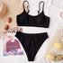 High Waist Bikini Swimsuits Women Push Up Swimwear Ribbed Bathing Suit Strap  Bikinis Set Beachwear High Waist Bathing Suit Full Coverage Two Piece Swimsuit