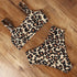 High Waist Swimsuit Bikini Push Up Swimwear Women Bathing Suit Female Bikini Set Leopard Swim Suit Beachwear Women's High Waist Swimsuit 2 Piece Bathing Suits Bikini