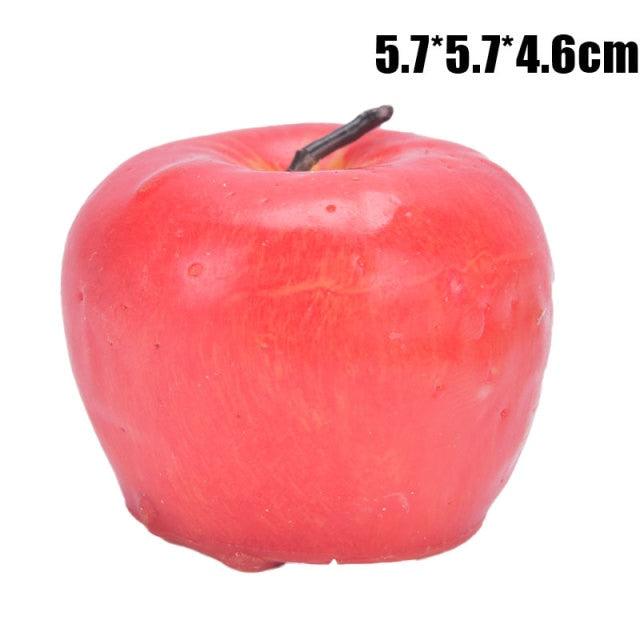 Home Red Apple Shape Scented Candles Creative Apple Shaped Scented Candles Simulation Fruit Candles Valentine's Day Party Candles Birthday Candles Apple Decorations Birthday Christmas Party Fruit Candles Decoration