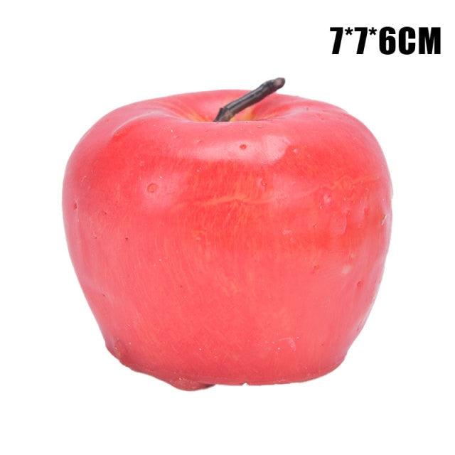 Home Red Apple Shape Scented Candles Creative Apple Shaped Scented Candles Simulation Fruit Candles Valentine's Day Party Candles Birthday Candles Apple Decorations Birthday Christmas Party Fruit Candles Decoration