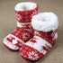 Home Slippers Women Winter Floor Shoes Christmas Elk Indoor Socks Shoes Warm Fur Slides Plush Slippers Socks For Women Fuzzy Womens Slipper Booties