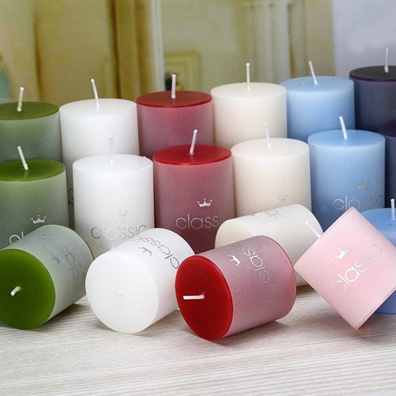 Hot Sale Scented Candle Candles For Home Scented 100 Hour Long Lasting Aromatherapy Candle Highly Scented & Soy Jar Candle Gift Lavender Classic Cylindrical Birthday Romantic Small Candle Wedding Western Food Candlestick Column Wax