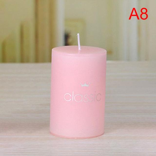 Hot Sale Scented Candle Candles For Home Scented 100 Hour Long Lasting Aromatherapy Candle Highly Scented & Soy Jar Candle Gift Lavender Classic Cylindrical Birthday Romantic Small Candle Wedding Western Food Candlestick Column Wax