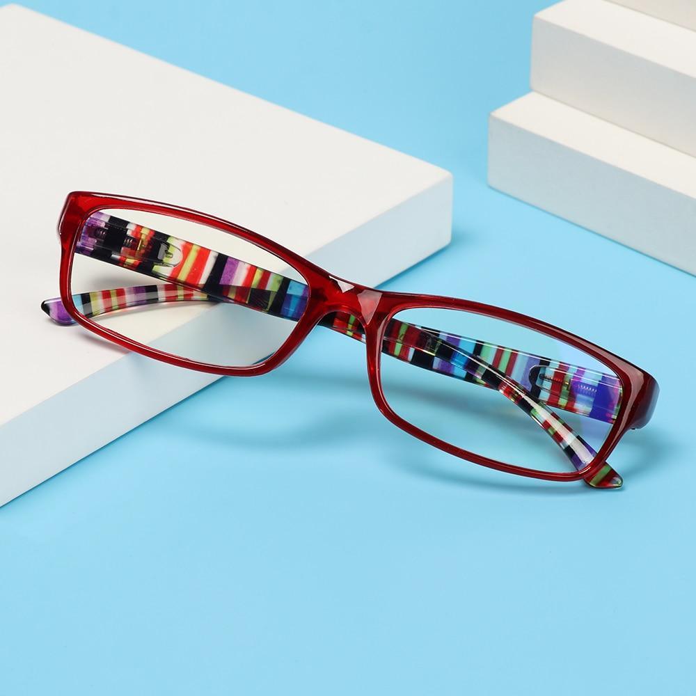 Hot Unisex Reading Glasses Print Glasses Frame Presbyopic Lens Retro Magnifier Diopter Eyeglasses Eyewear Vision Care And Spring Hinge Comfort Readers Plastic Sun Readers