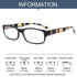 Hot Unisex Reading Glasses Print Glasses Frame Presbyopic Lens Retro Magnifier Diopter Eyeglasses Eyewear Vision Care And Spring Hinge Comfort Readers Plastic Sun Readers