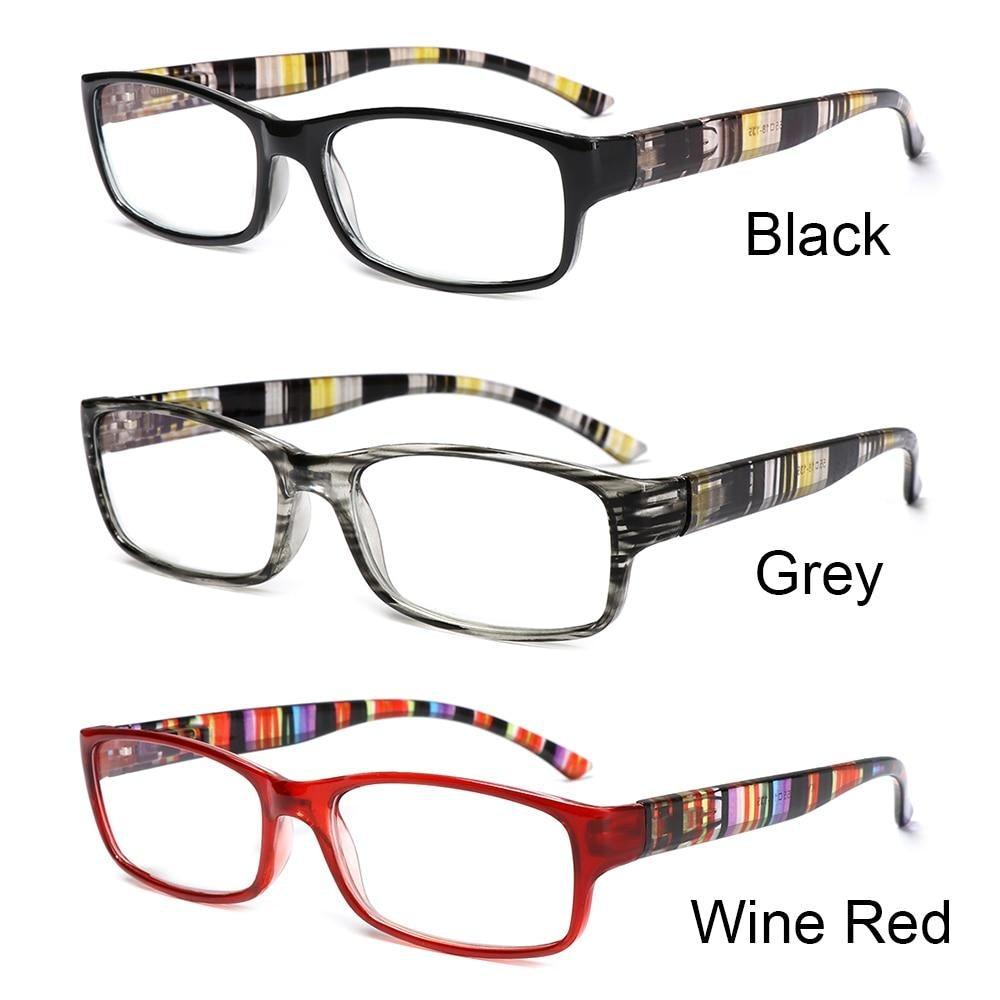 Hot Unisex Reading Glasses Print Glasses Frame Presbyopic Lens Retro Magnifier Diopter Eyeglasses Eyewear Vision Care And Spring Hinge Comfort Readers Plastic Sun Readers