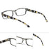 Hot Unisex Reading Glasses Print Glasses Frame Presbyopic Lens Retro Magnifier Diopter Eyeglasses Eyewear Vision Care And Spring Hinge Comfort Readers Plastic Sun Readers