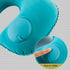 Inflatable Air Pillows U Shaped Portable Sleeping Break Neck Pillow Nap Head Rest Cushion for Outdoor Camping Travel Hiking Car Functional Inflatable Neck Pillow Inflatable U Shaped Travel Pillow Car Head Neck Rest Air Cushion for Travel Neck Pillow