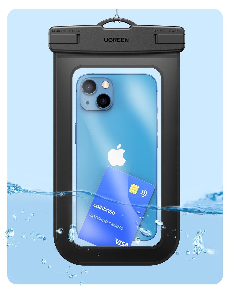 IPX8 Waterproof Phone Case Bag For iPhone 14 13 12 Pro Max Protective Case Universal Swim Waterproof Mobile Phone Case With Improved Locking Design Underwater Waterproof Mobile Phone Case