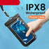 IPX8 Waterproof Phone Case Bag For iPhone 14 13 12 Pro Max Protective Case Universal Swim Waterproof Mobile Phone Case With Improved Locking Design Underwater Waterproof Mobile Phone Case