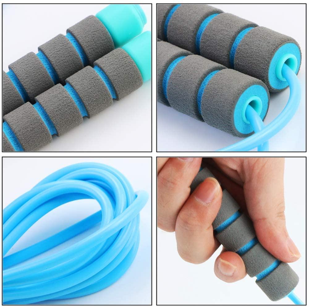 Jump Rope For Kids Girls Boys Adjustable Soft Skipping Rope With Skin-Friendly Foam Handles Soft Skipping Rope With Skin-Friendly Foam Handles For Kids Boys Girls Children Outdoor Fun Activity