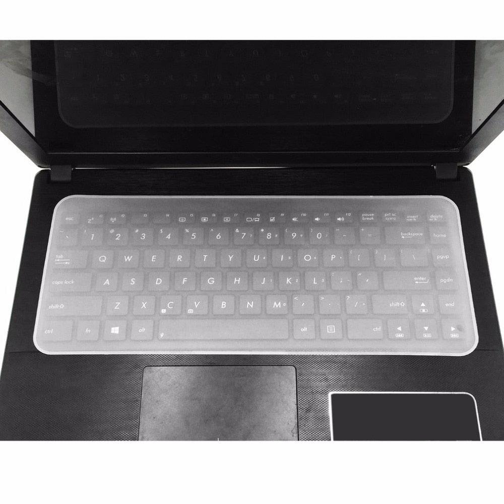 Keyboard Cover Skin Waterproof Dustproof Silicone Film Universal Tablet Keyboard Protector Guard for 13-17 Inch Notebook Gaming Laptop Keyboard Skin Protector For Gaming Lovers