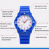 Kids Quartz Watches 50M Waterproof Analog Wristwatches Jelly Clock Students Watch Children PU Band Watch Childrens Analog Wrist Watch With Protective Design Simple Watch For Girls And Boys