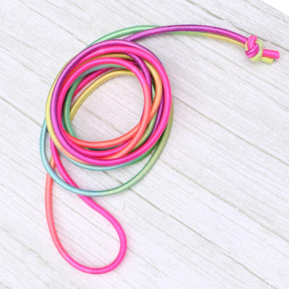 Kids Skipping Rope Toys Students Jump Elastic Band Toys Outdoor Rubber Band Skipping Adjustable Plastic Jump Rope Outdoor Jump Ropes Great Elastic Band Toys Party