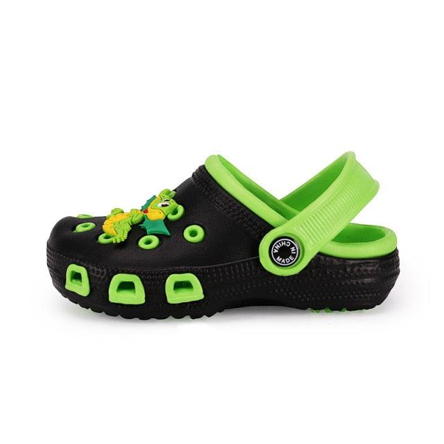 Kids Slippers Boy Shoe Cute Beach Shoes Child Boy Girl Antiskid Sandal Spring Summer Toddler Non-Slip Breathable Kids Clogs Garden High Elasticity Kids Sandals Indoor Outdoor Waterproof Beach Sandals Children Classic Slippers