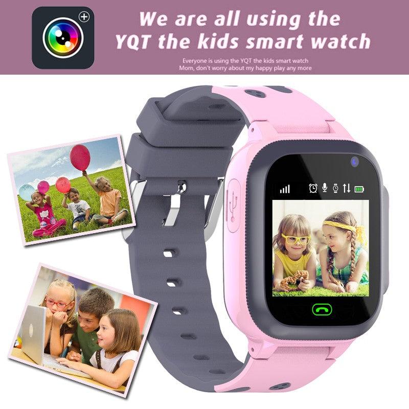 Kids Smart Watch Sim Card GPS Call Phone Smartwatch For Children SOS Photo Waterproof Camera Location Tracker Smart Watch For Kids 2 Way Voice Video Call SOS Alert Smartphone Cell Phone Smart Watch