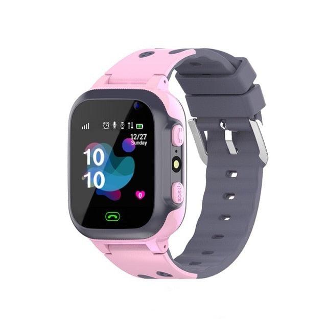 Kids Smart Watch Sim Card GPS Call Phone Smartwatch For Children SOS Photo Waterproof Camera Location Tracker Smart Watch For Kids 2 Way Voice Video Call SOS Alert Smartphone Cell Phone Smart Watch