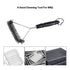 Kitchen Accessories BBQ Grill Barbecue Kit Cleaning Brush Stainless Steel Cooking Tools Wire Bristles Cleaning Brushes Triangle Wire Barbecue Cleaning Brush Portable Anti Rust Durable Handheld Stainless Steel Wire BBQ Grill Brush