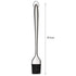 Kitchen Oil Brush BBQ Grill Basting Brush Stainless Steel Handle Pastry Brush Barbecue Cooking Brush BBQ Kitchen Tools String Brush BBQ Pastry Brush Stainless Steel BBQ Sauce Oil Pastry Brush for Baking BBQ Accessories