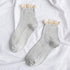 Lace Frilly Ruffle Socks Kawaii Cute Korean Style Women Cotton Woman Socks Winter Comfortable Cotton Socks Warm Socks For Men And Women