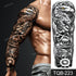 Large Black Temporary Tattoo Waterproof Luxury Big Tattoo For Body Arm Legs Modern Design - STEVVEX Beauty - 103, 3D Tattoo, Animal Tattoo, Arm Tattoo, Beauty, Big Tattoo, Black Tattoos, Body Tattoo, Extra Large Tattoo, Fashion Tattoo, Gladiator Tattoo, Large Black Tattoo, Large Tattoo, Leg Tattoo, Lion Tattoo, Luxury Tattoo, Men Tattoo, Mens Tattoo, Modern Tatoos, Modern Tattoo, Stylish Tattoo, Tattoo, Waterproof Tattoo - Stevvex.com