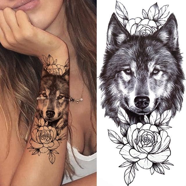 Large Wolf Tiger Black Tattoo Sticker Evil Death Temporary Tattoo Waterproof Big Tattoo Stickers For Mens Womens - STEVVEX Beauty - 103, 3D Tattoo, Animal Tattoo, Arm Tattoo, Back Tattoo, Beauty, Big Tattoo, Black Tattoos, Body Tattoo, Boys Tattoo, Carnival Tattoo, Fashion Tattoo, Flower Tattoo, Girls Tattoo, Leg Tattoo, Lion Tattoo, Luxury Tattoo, Men Tattoo, Mens Tattoo, Modern Tattoo, Stylish Tattoo, Tattoo, Waterproof Tattoo, Women Tattoo, Womens Tattoo - Stevvex.com