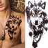 Large Wolf Tiger Black Tattoo Sticker Evil Death Temporary Tattoo Waterproof Big Tattoo Stickers For Mens Womens - STEVVEX Beauty - 103, 3D Tattoo, Animal Tattoo, Arm Tattoo, Back Tattoo, Beauty, Big Tattoo, Black Tattoos, Body Tattoo, Boys Tattoo, Carnival Tattoo, Fashion Tattoo, Flower Tattoo, Girls Tattoo, Leg Tattoo, Lion Tattoo, Luxury Tattoo, Men Tattoo, Mens Tattoo, Modern Tattoo, Stylish Tattoo, Tattoo, Waterproof Tattoo, Women Tattoo, Womens Tattoo - Stevvex.com