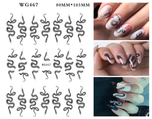 Leaf With Lines Nails Sticker Designer Fruit Nail Art 3D Decals Acrylic Designs Self Adhesive Manicure Slider Stickers Glitter Decals Love Nail Sequins Laser Heart Nail Supplies Sparkle Nail Accessories Star Accessories Heart Nail Art