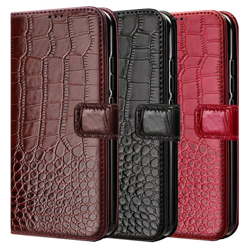 Leather Black Flip Case for iPhone XS Max X XR 12 Mini 11 Pro 7 8 Wallet Stand Cover Flip Wallet Leather Case with Secure Buckle Closing Lock and Bracket Function