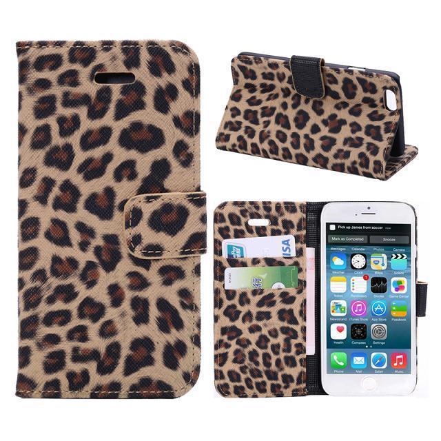 Leather Case For iPhone 11 12 13 14 Pro Max Mini XR XS Max X 8 7 Plus Leopard Flip Case Cover For iPhone Wallet Case Compatible with iPhone with Adjustable Stand and 2 Card Holders  Shock Protection Lightweight Phone Case