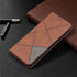 Leather Case For iPhone 11 12 13 14 Pro Max Mini XR XS Max X Flip Case Cover For iPhone SE Brown Leather Flip Case with Invisible Magnet and Card Slot Protective Case