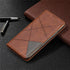 Leather Case For iPhone 11 12 13 14 Pro Max Mini XR XS Max X Flip Case Cover For iPhone SE Brown Leather Flip Case with Invisible Magnet and Card Slot Protective Case