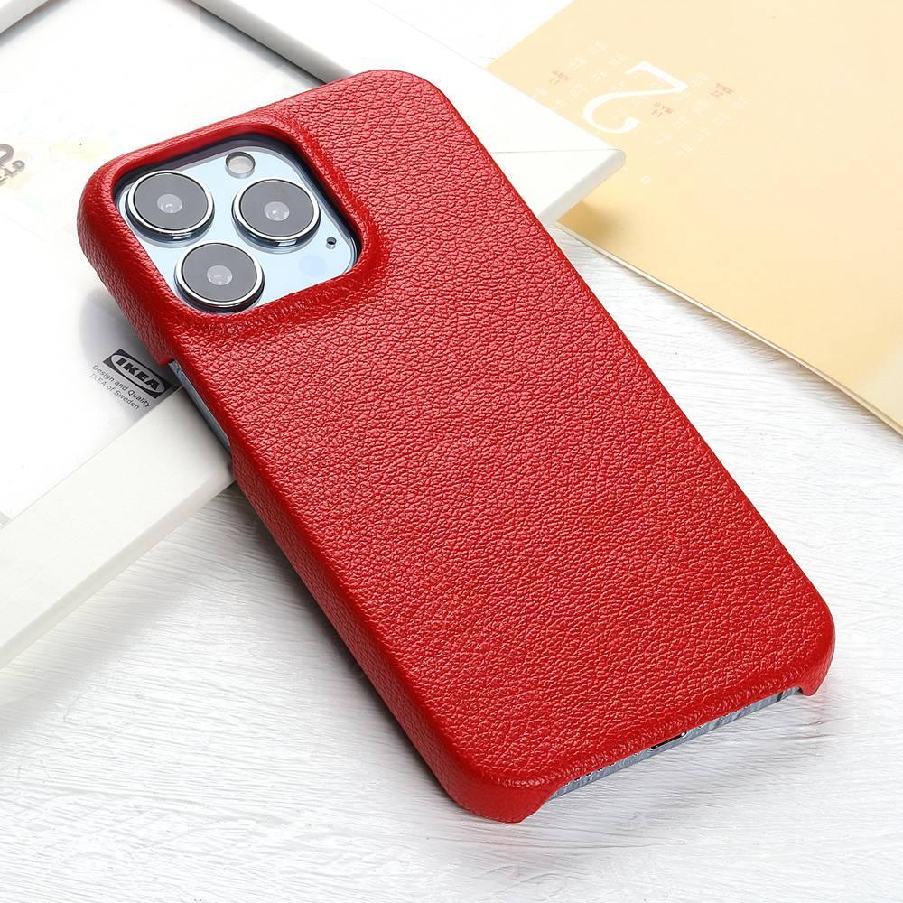 Leather Case For iPhone 14 13 12 Pro Max 13 Mini 14 Back Cover Simple Classic Quality Shockproof High Protection Leather Soft Grip Phone Back Cover For iPhone