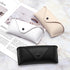 Leather Eyewear Cases Cover For Sunglasses Women Eyeglasses Case Reading Glasses Box With Metal Buckle Eyewear Cases Durable Soft Sunglasses Pouch Slim Case For Women Men