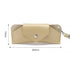 Leather Eyewear Cases Cover For Sunglasses Women Eyeglasses Case Reading Glasses Box With Metal Buckle Eyewear Cases Durable Soft Sunglasses Pouch Slim Case For Women Men