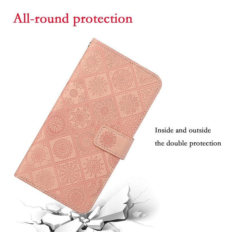 Leather Flip Case For iphone 11 12 13 Pro Max Mini Case Wallet Card Phone Cover For iphone  Genuine Leather 2 in 1 Flip Simple Magnetic Cover For iPhone