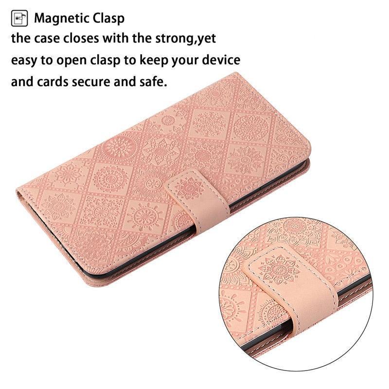 Leather Flip Case For iphone 11 12 13 Pro Max Mini Case Wallet Card Phone Cover For iphone  Genuine Leather 2 in 1 Flip Simple Magnetic Cover For iPhone