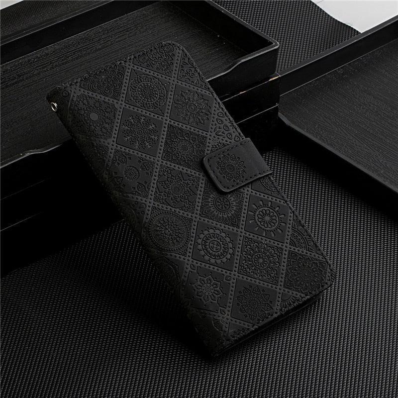 Leather Flip Case For iphone 11 12 13 Pro Max Mini Case Wallet Card Phone Cover For iphone  Genuine Leather 2 in 1 Flip Simple Magnetic Cover For iPhone