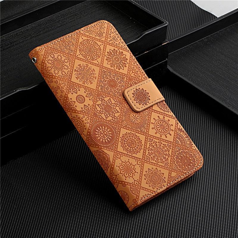 Leather Flip Case For iphone 11 12 13 Pro Max Mini Case Wallet Card Phone Cover For iphone  Genuine Leather 2 in 1 Flip Simple Magnetic Cover For iPhone