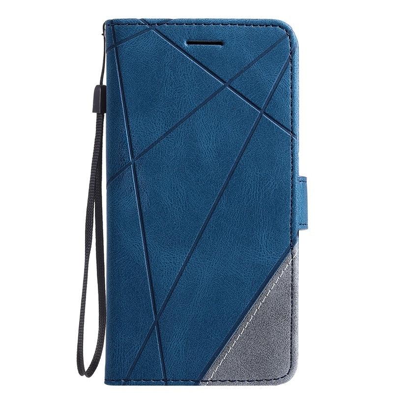 Leather Flip Case For Xiaomi Mi Redmi Note 7 7A 8 8A 8T 9 9S 9A 9C 10 10i 10T Lite Pro A3 Phone Back Card Wallet Book Cover with Card Holder Wrist Strap Magnetic Protective Flip Case for Redmi Note 10