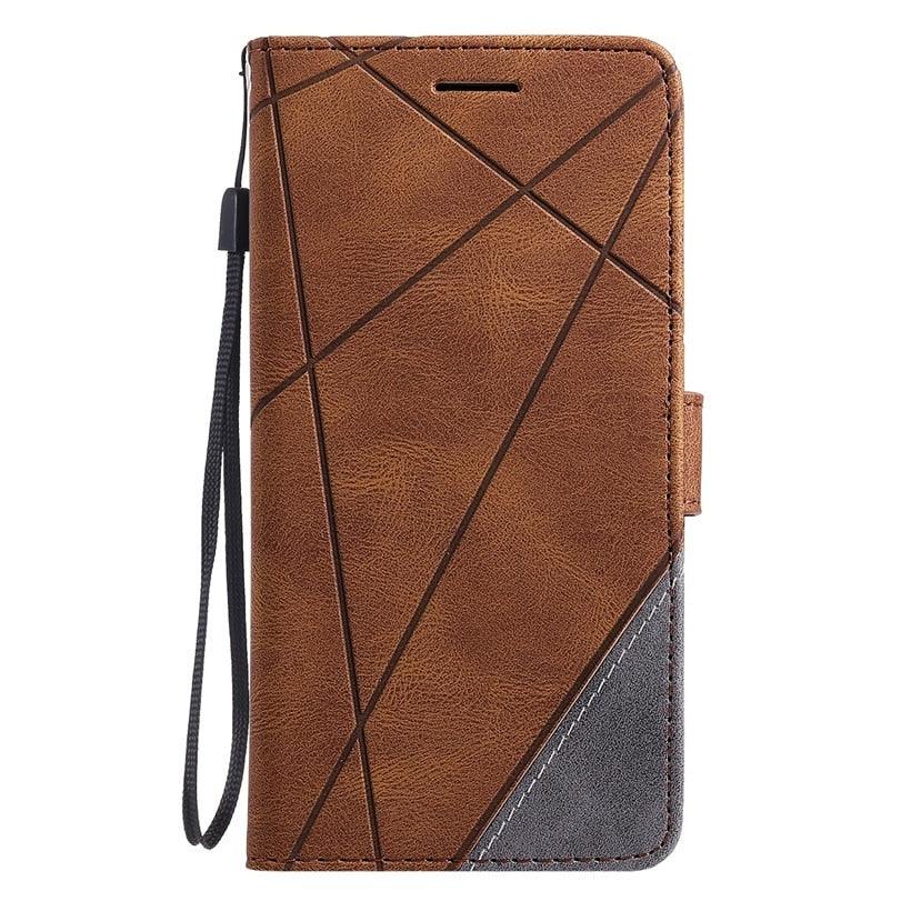 Leather Flip Case For Xiaomi Mi Redmi Note 7 7A 8 8A 8T 9 9S 9A 9C 10 10i 10T Lite Pro A3 Phone Back Card Wallet Book Cover with Card Holder Wrist Strap Magnetic Protective Flip Case for Redmi Note 10