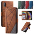 Leather Flip Case For Xiaomi Mi Redmi Note 7 7A 8 8A 8T 9 9S 9A 9C 10 10i 10T Lite Pro A3 Phone Back Card Wallet Book Cover with Card Holder Wrist Strap Magnetic Protective Flip Case for Redmi Note 10